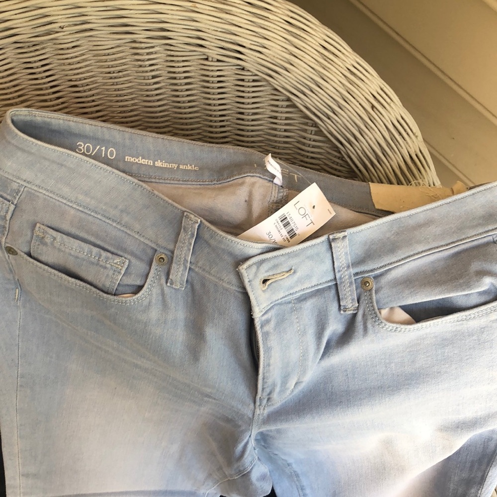 Loft Modern Skinny faded jean - size 30/10
